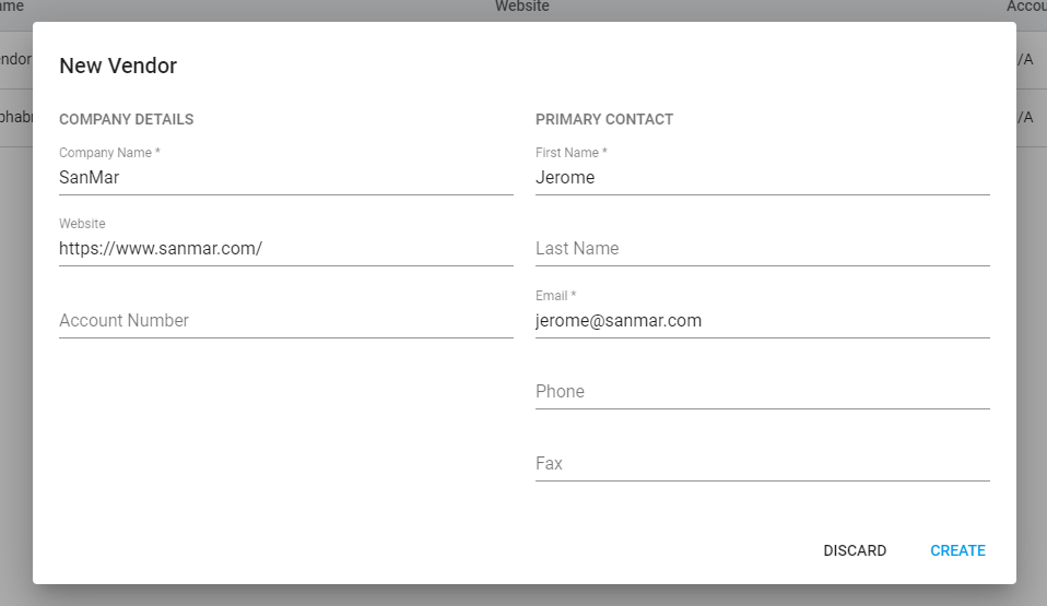Vendor Management YoPrint Knowledge Base